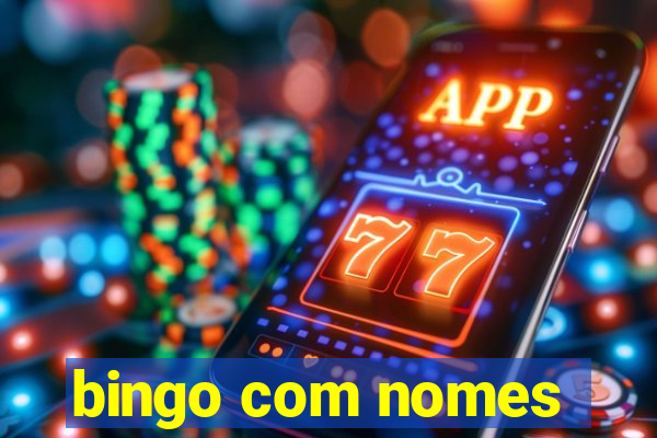 bingo com nomes